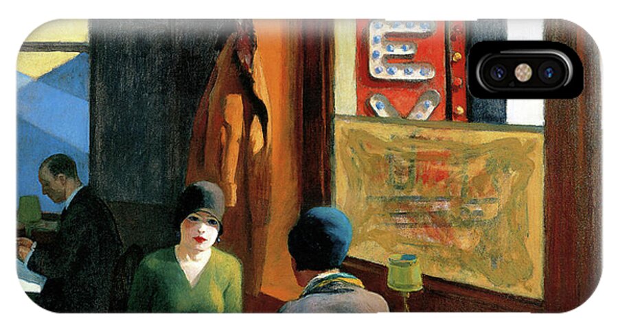 Edward Hopper iPhone X Case featuring the photograph Chop Suey by Edward Hopper