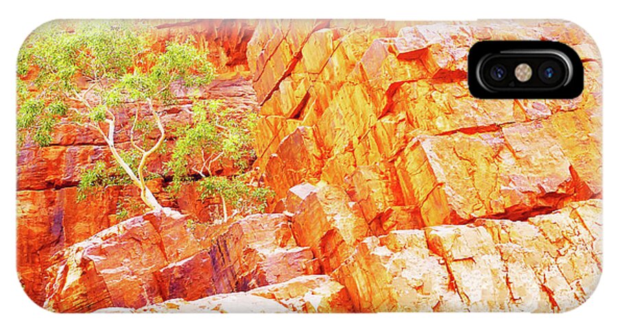 Australia Rocks iPhone X Case featuring the photograph Colours of Ormiston Gorge, Northern Territory by Lexa Harpell