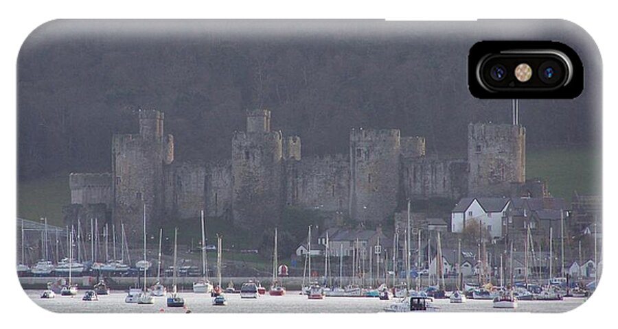 Castles iPhone X Case featuring the photograph Conwy castle 2 by Christopher Rowlands