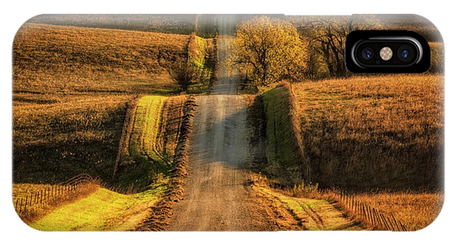 America iPhone X Case featuring the photograph Country Road by Scott Bean