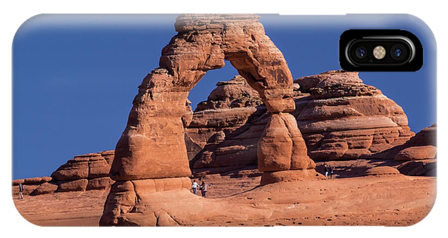 Arch iPhone X Case featuring the photograph Delicate Arch - 8574 by Jerry Owens