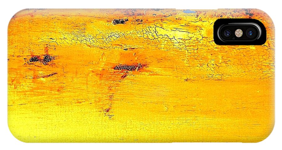 Desert iPhone X Case featuring the painting Desert Storm by VIVA Anderson