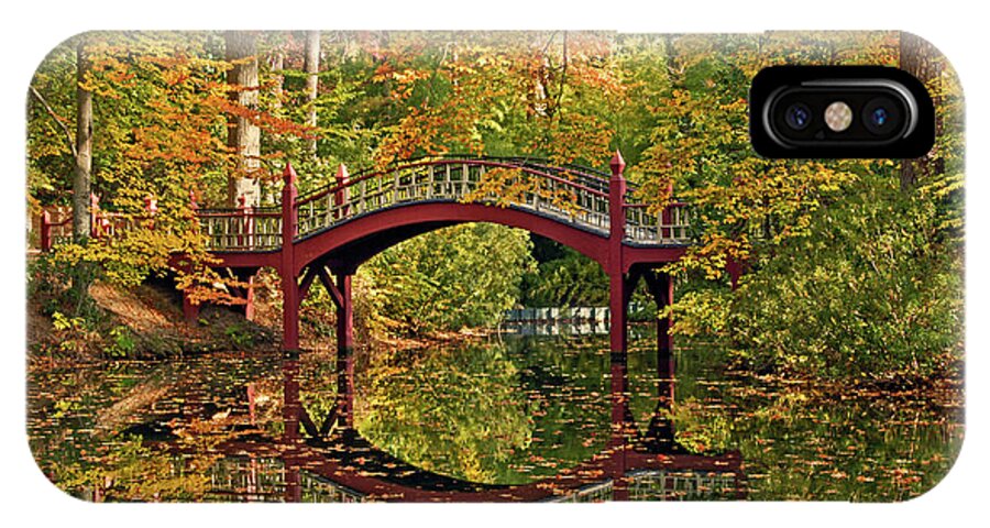William & Mary iPhone X Case featuring the photograph Fall Reflections at Crim Dell by Jerry Gammon