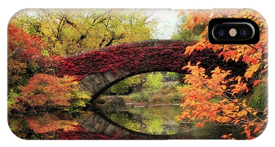 Autumn iPhone X Case featuring the photograph Gapstow Glory by Jessica Jenney