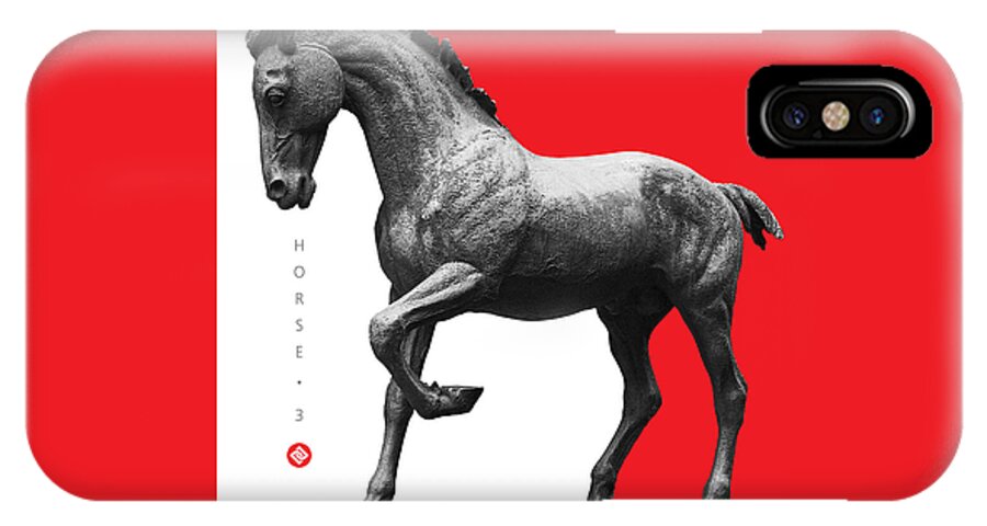 Horse Photographs iPhone X Case featuring the photograph Horse 3 by David Davies