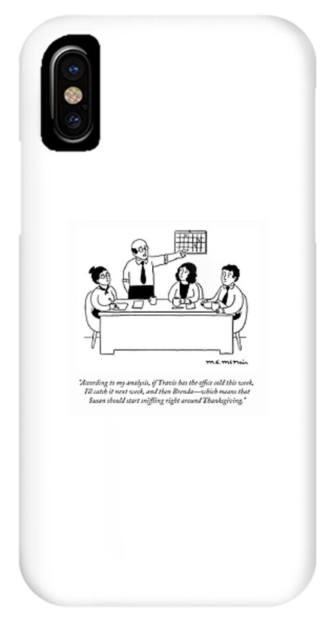 Office Meeting iPhone X Case