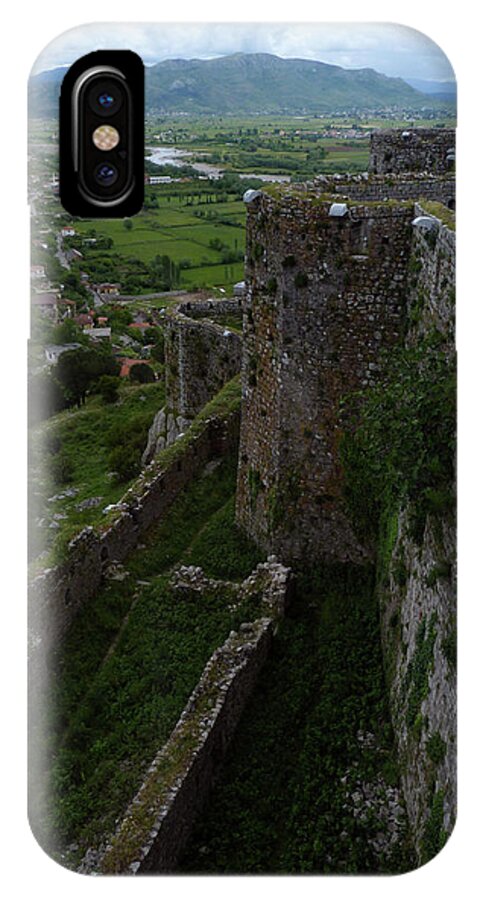 Rozafa Castle iPhone X Case featuring the photograph Rozafa Castle - Albania by Phil Banks