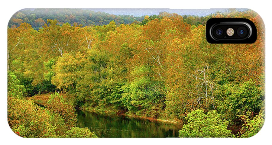 Shenandoah River iPhone X Case featuring the photograph Shenandoah River by Mark Andrew Thomas