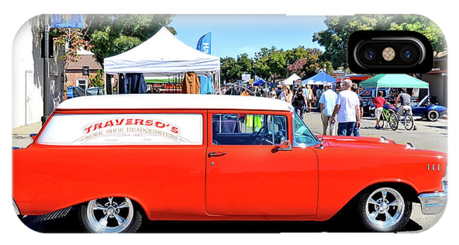 1957 Chevrolet iPhone X Case featuring the photograph Special Delivery by David Lawson