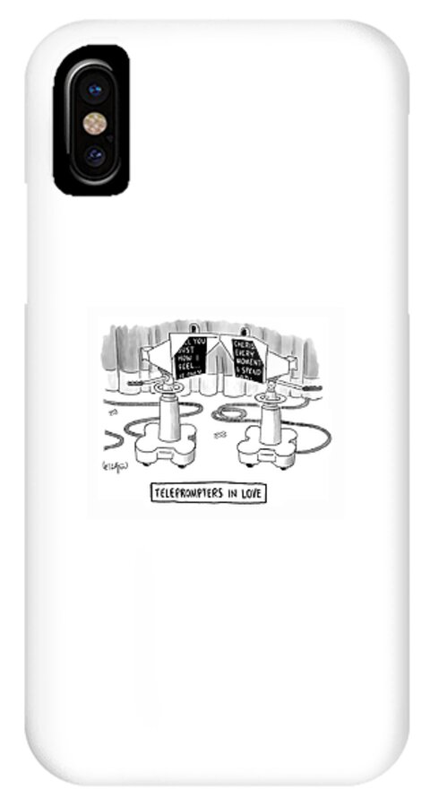 Teleprompters In Love iPhone X Case