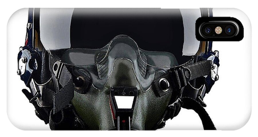 Top Gun, Maverick, Tom Cruise, Motorcycle Helmet, White Background iPhone X  Case by Thomas Pollart - Pixels