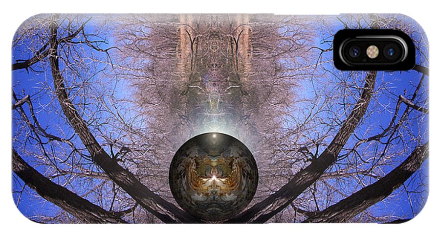 Digital iPhone X Case featuring the digital art Treespirit by Otto Rapp