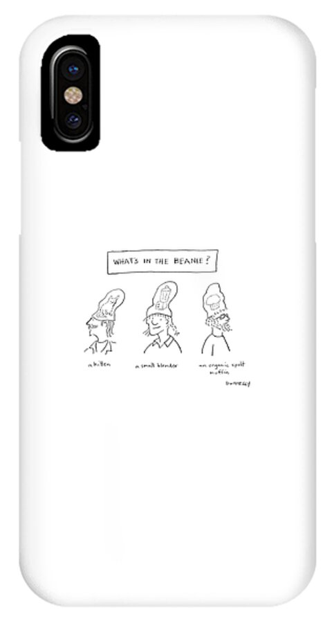 What's In The Beanie iPhone X Case