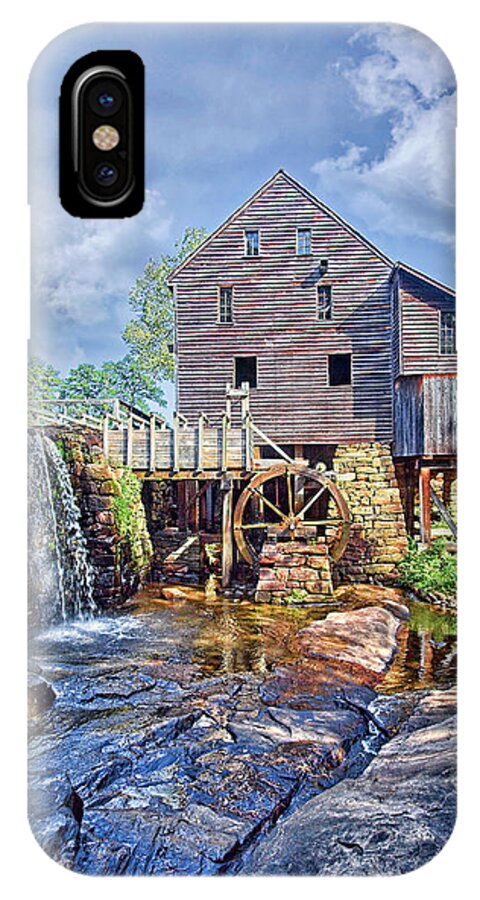 Architecture iPhone X Case featuring the photograph Yates Grist Mill by Marcia Colelli