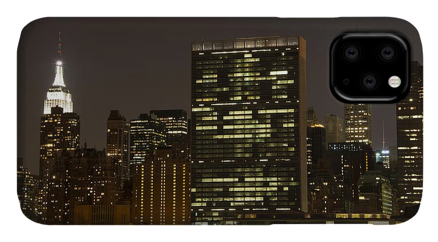 Citicorp iPhone 11 Case featuring the photograph Beauty of the Night #1 by Theodore Jones
