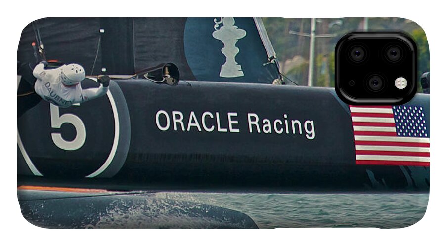 Oracle Racing iPhone 11 Case featuring the photograph Oracle Team USA #1 by Steven Lapkin