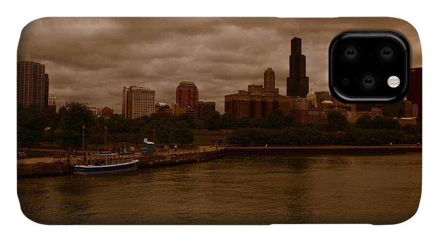 Winterpacht iPhone 11 Case featuring the photograph Windy City by Miguel Winterpacht