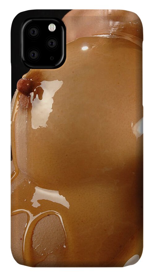 Honey iPhone 11 Case featuring the photograph 1545 Honey Coated Breast by Chris Maher