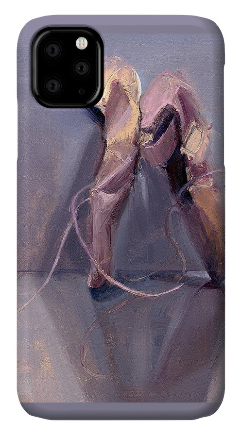 Ballet iPhone 11 Case featuring the painting Untitled #10 by Chris N Rohrbach