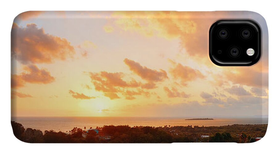 Puerto Rico iPhone 11 Case featuring the photograph San Juan sunrise #3 by Songquan Deng