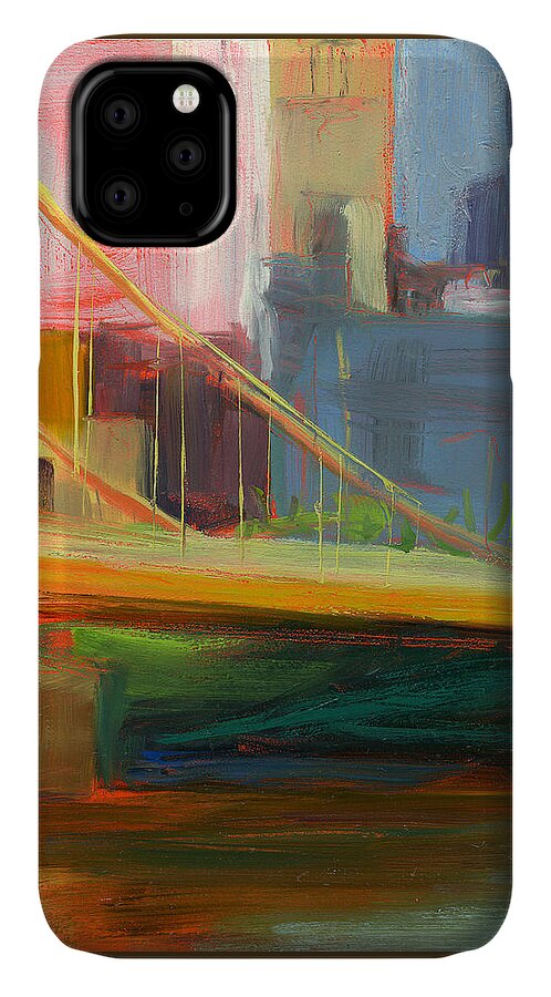 Pa iPhone 11 Case featuring the painting Untitled #5 by Chris N Rohrbach