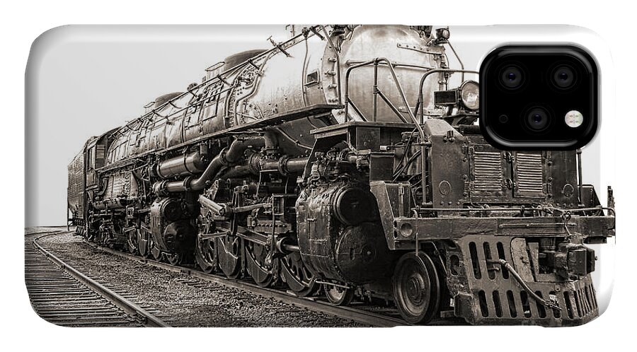 Locomotive iPhone 11 Case featuring the photograph 4884 Big Boy by Olivier Le Queinec