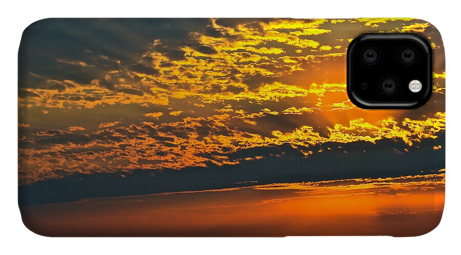 Sunrise iPhone 11 Case featuring the photograph A Brand New Day by Dan Hefle