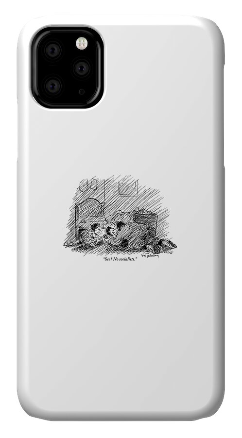 A Father And His Son Are Seen Looking iPhone 11 Case