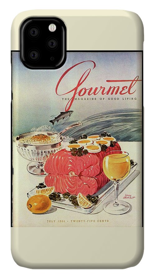 A Gourmet Cover Of Poached Salmon iPhone 11 Case