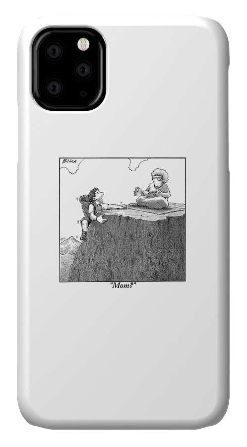 A Man Ascends A Mountain To Discover His Mother iPhone 11 Case