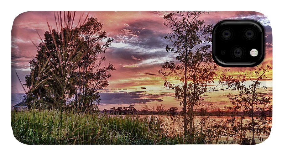 Heritage Marina Sunset iPhone 11 Case featuring the photograph A Very Special Sunset by Mike Covington