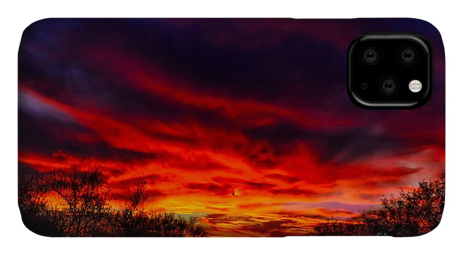 Arizona iPhone 11 Case featuring the photograph Another Tucson Sunset by Mark Myhaver