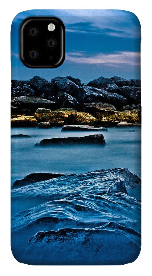 Toronto iPhone 11 Case featuring the photograph Ashbridges Bay Toronto Canada Breakwall 4 by Brian Carson