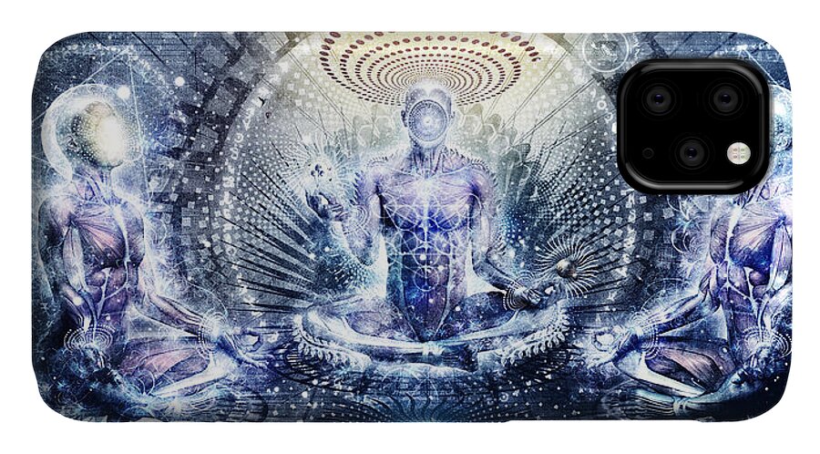 Spiritual iPhone 11 Case featuring the digital art Awake Could Be So Beautiful by Cameron Gray