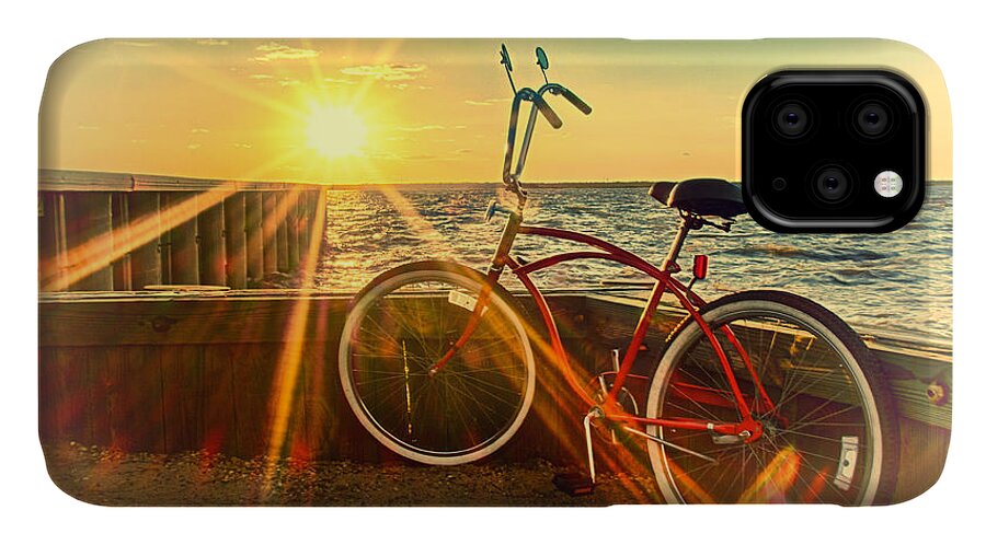 Sunset iPhone 11 Case featuring the photograph Bayside Sunset by Mark Miller