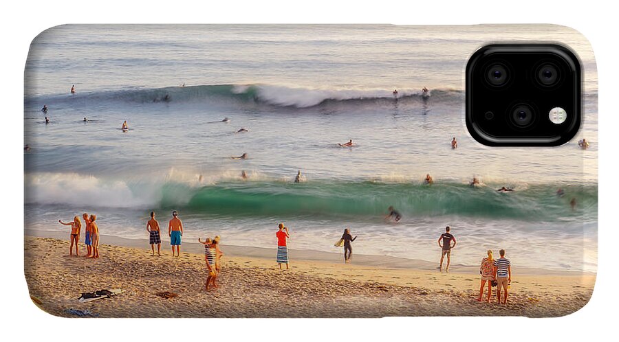 Ocean iPhone 11 Case featuring the photograph Beach Life by Shuwen Wu