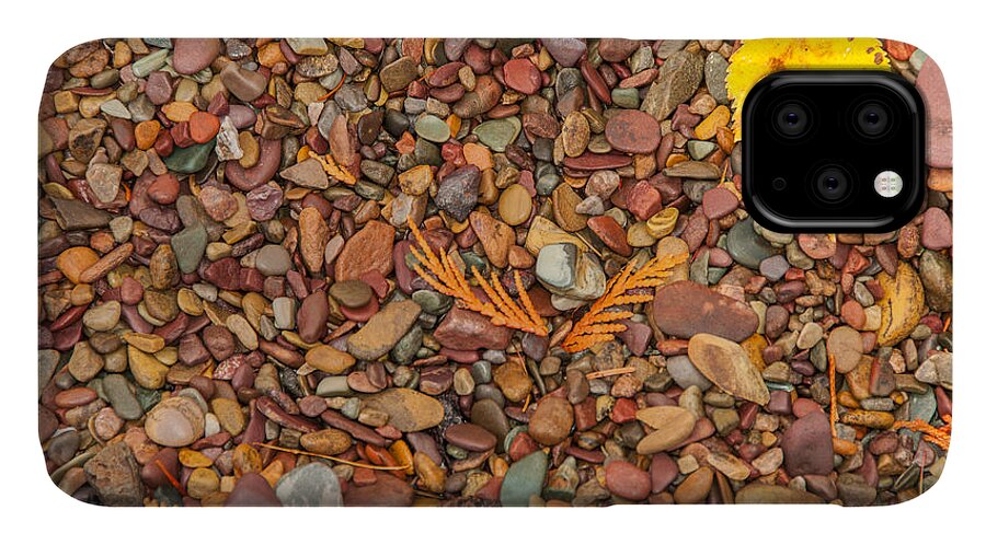 Water iPhone 11 Case featuring the photograph Beach Pebbles of Montana by Brenda Jacobs