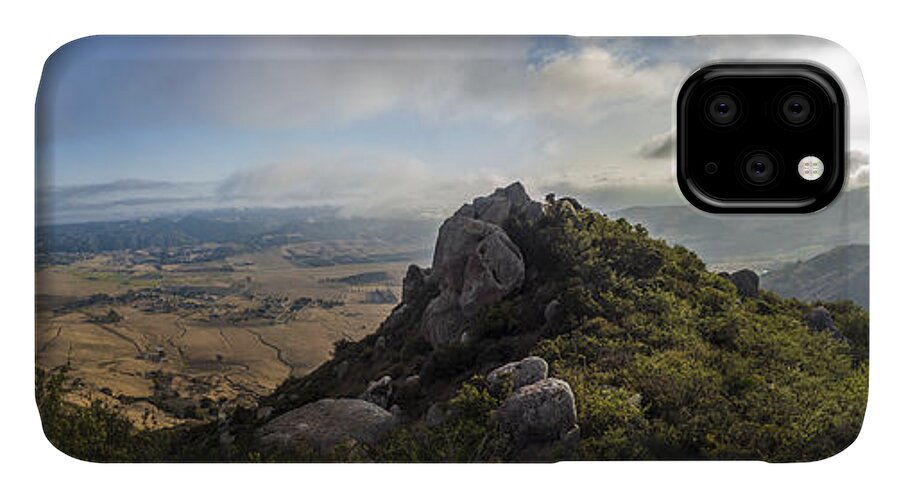Bishop's iPhone 11 Case featuring the photograph Bishop's Peak by Jeremy Jensen