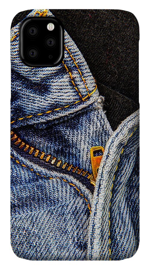 Blue Jeans iPhone 11 Case featuring the photograph Blue Jeans by Wade Brooks