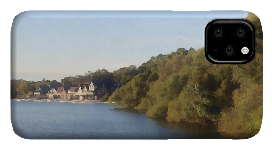 Boathouse Row iPhone 11 Case featuring the photograph Boathouse by Photographic Arts And Design Studio