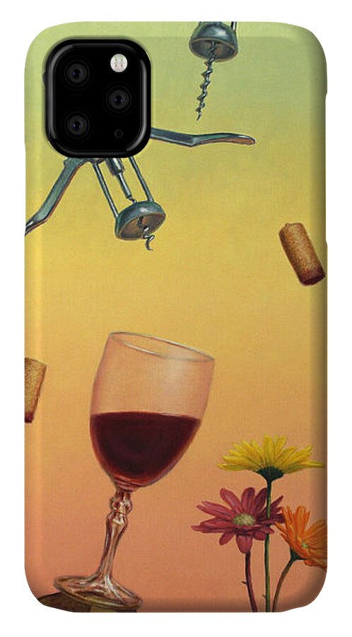 Still-life iPhone 11 Case featuring the painting Body and Soul by James W Johnson