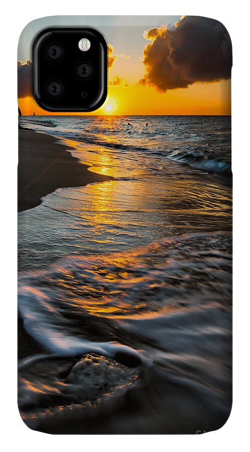 Boracay iPhone 11 Case featuring the photograph Boracay Sunset by Adrian Evans