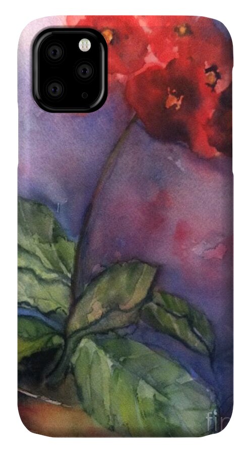 Orchards iPhone 11 Case featuring the painting Bursting with Pride by Sherry Harradence