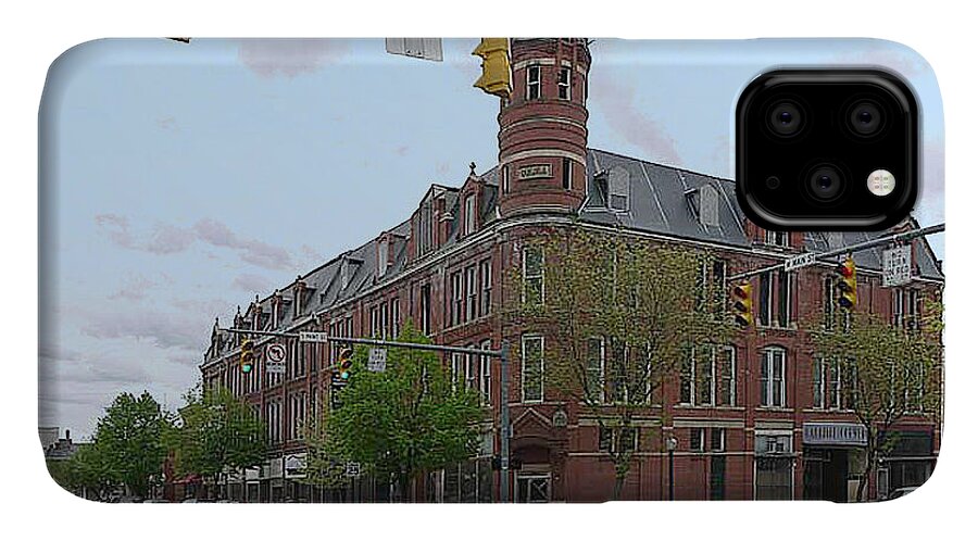 Carlisle Building iPhone 11 Case featuring the photograph Carlisle Building - A Chillicothe Landmark by Charles Robinson