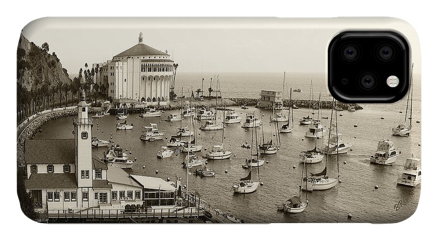 Nautical iPhone 11 Case featuring the photograph Catalina Island. Avalon by Ben and Raisa Gertsberg
