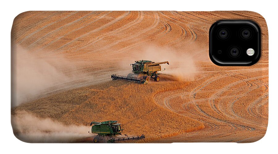 Harvest iPhone 11 Case featuring the photograph Cooperation by Mary Jo Allen