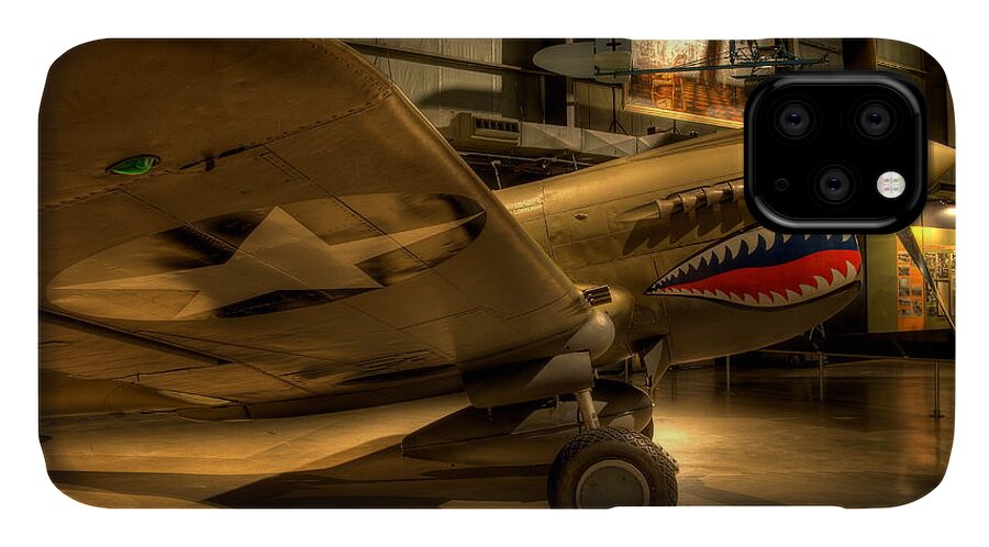 P-40 iPhone 11 Case featuring the photograph Curtiss P-40 Warhawk by David Dufresne