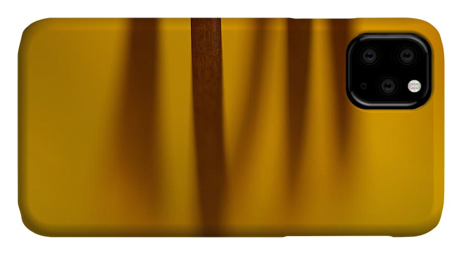 Abstract iPhone 11 Case featuring the photograph Day Lily Distilled by Terry Rowe