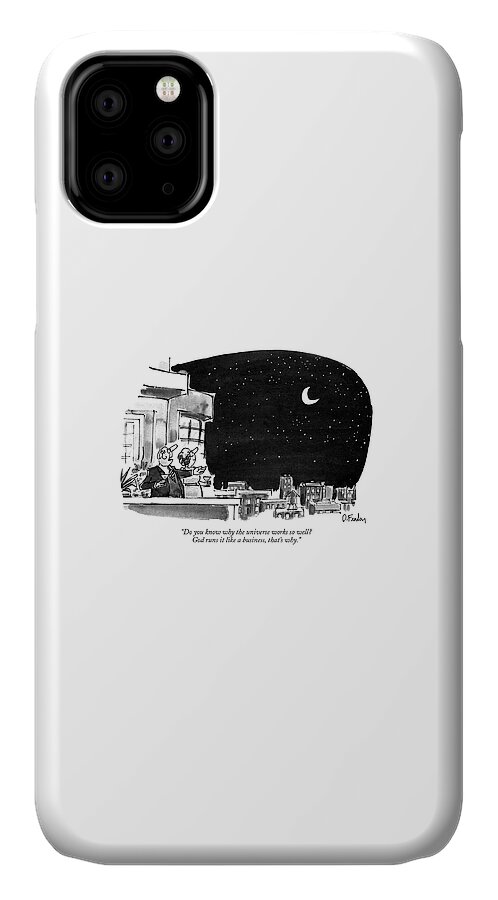 Do You Know Why The Universe Works So Well?  God iPhone 11 Case
