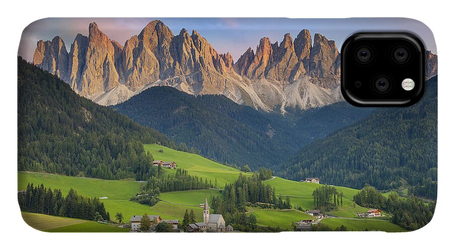 Dolomites iPhone 11 Case featuring the photograph Dolomites from Val di Funes by Brian Jannsen